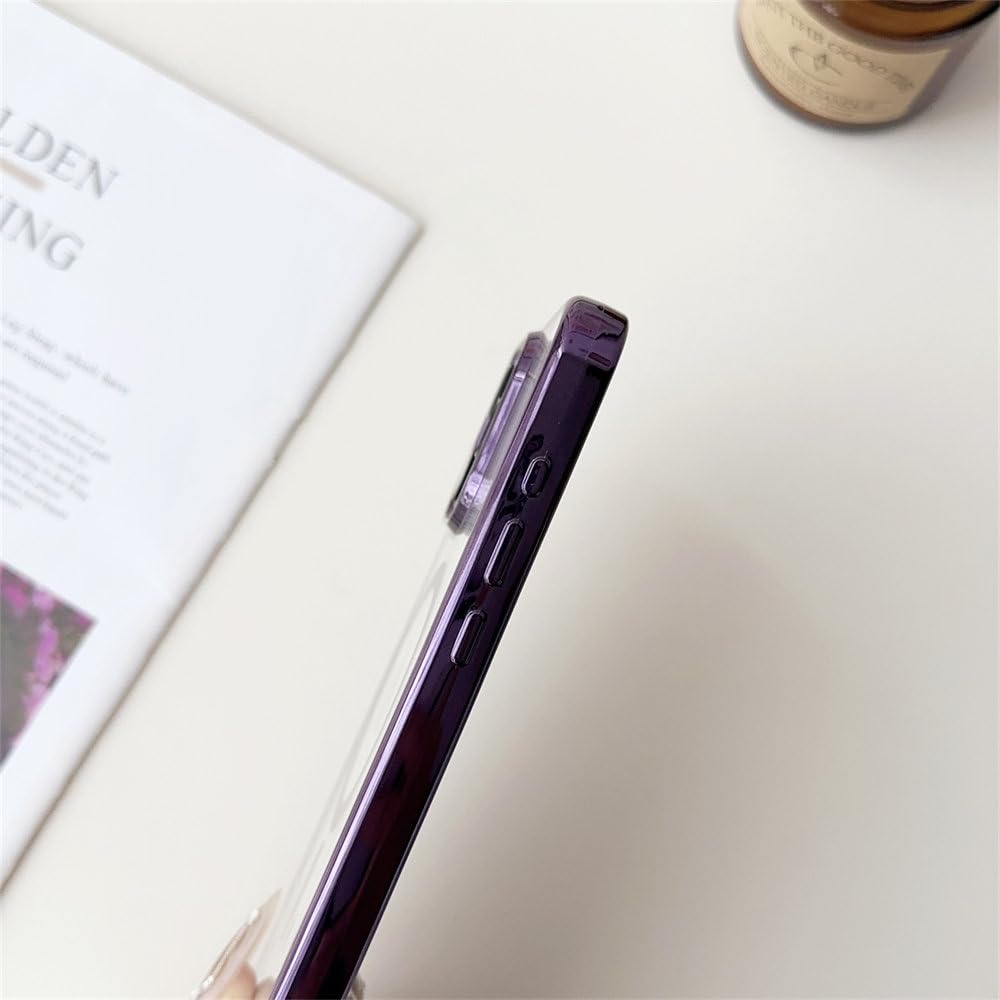 Umhängeband mit Handgelenkschlaufe, magnetische Handyhülle für iPhone 16 15 14 13 12 Pro Max 14 15 16 Plus, kabellose Ladebeschichtung, transparente Abdeckung, Silber, für iPhone 16