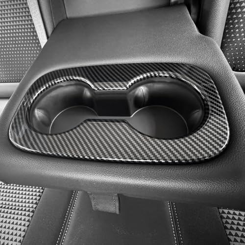 Housse porte-gobelet arrière Chevrolet Trax 2024 anti-rayures motif carbone