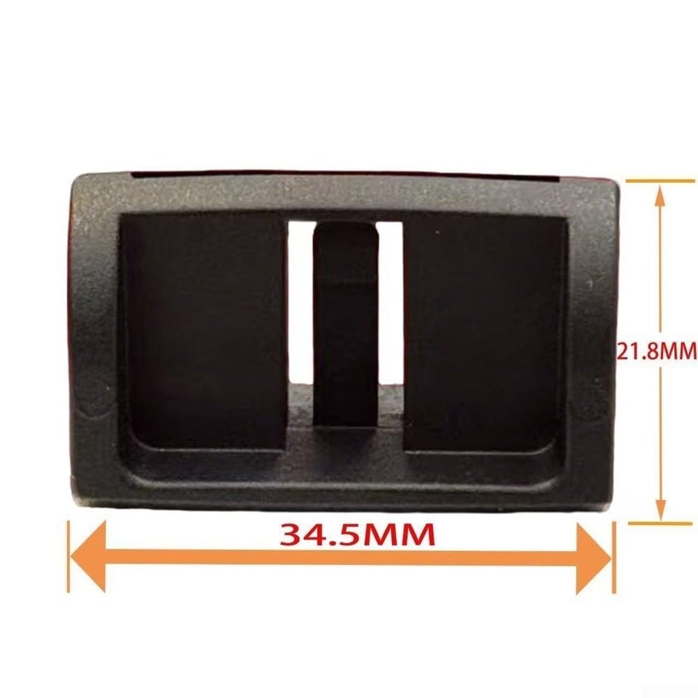 Schwarzer Grill Dämpfergriff 34.5mm Nylon Robust(200pcs) | Hitzebeständiges Nylon, 34.5mm Passform, schwarz, robuste Bauweise, einfache Handhabung