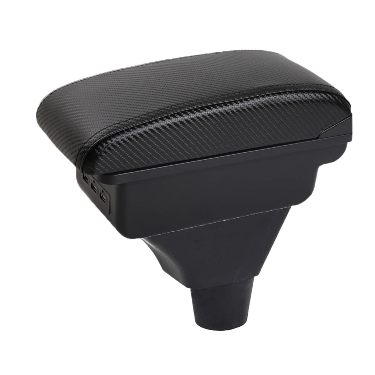 Ggwqoops Car Armrests For Civic For Ep3 Car Central Armrest Storage Box Elbow Support For Drivers And Passengers Armrest Box(A-3USB-Black line)