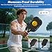 Pbvmurtg Carbon Fiber Pickleball Paddles, Thermoformed T7003K Raw Carbon Textured Pickleball Racket USAPA Approved Paddle –16mm Roar-Powered Core, Designed for Ultimate Spin,Power, Control& Balance.