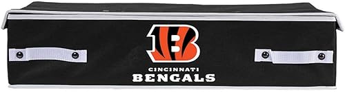 Miniatura 11 de Franklin Sports NFL - Contenedores de almacenamiento plegables para debajo de la cama, decoración de oficina del equipo de la NFL, dormitorio y sala