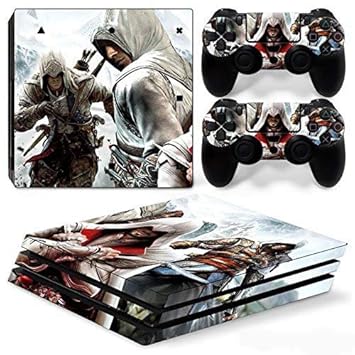 GRAPHIX DESIGN Theme 3M Skin Sticker Cover for PS4 Pro Console and Controllers Decal Cover+ 4 Led bar Decal Sticker Decal Cover+ 4 Led bar Decal Sticker