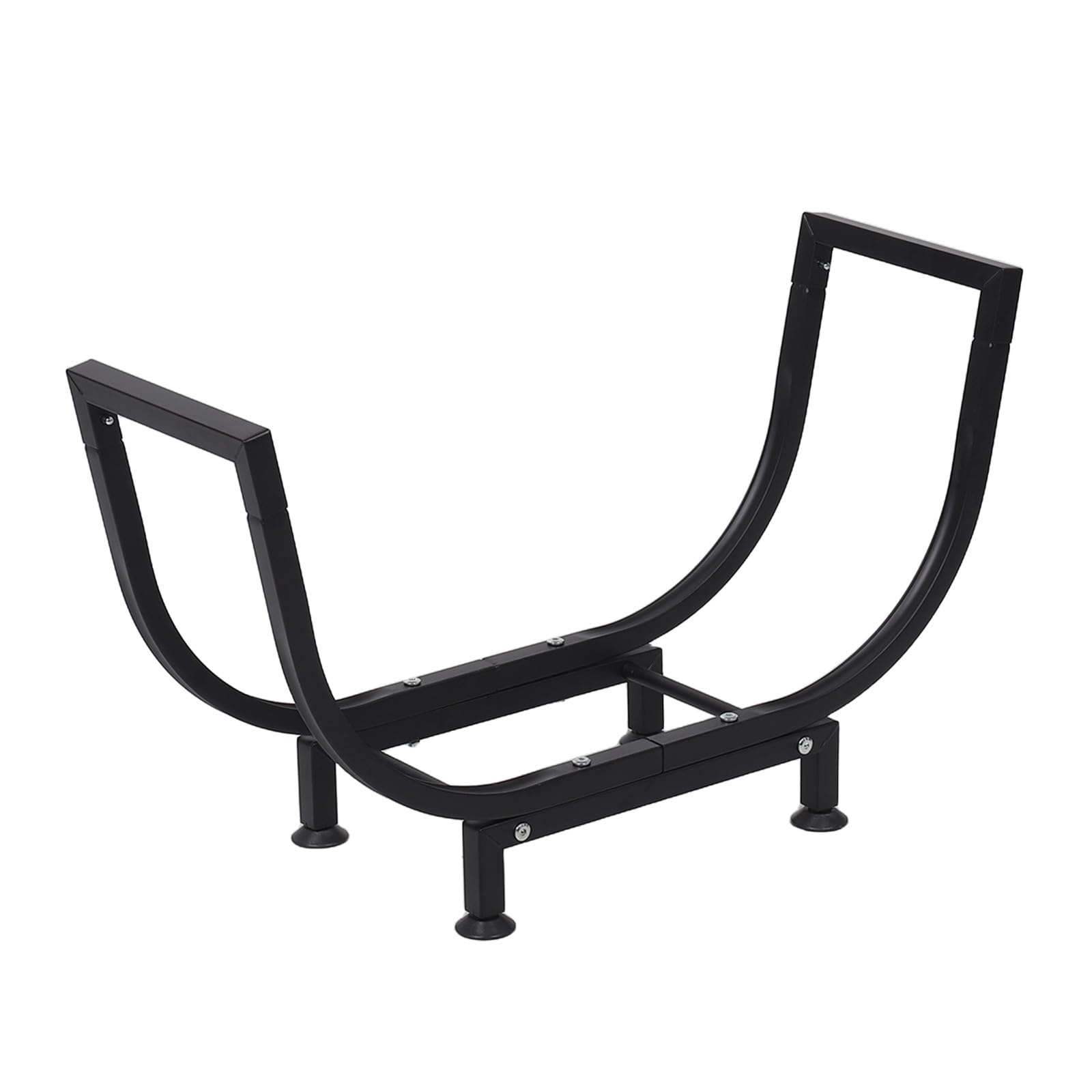 Artibetter Porta legna da ardere: Porta legna da ardere per - da esterno resistente da 60 cm - Supporto per da in acciaio al carbonio per giardino, patio e cortile.