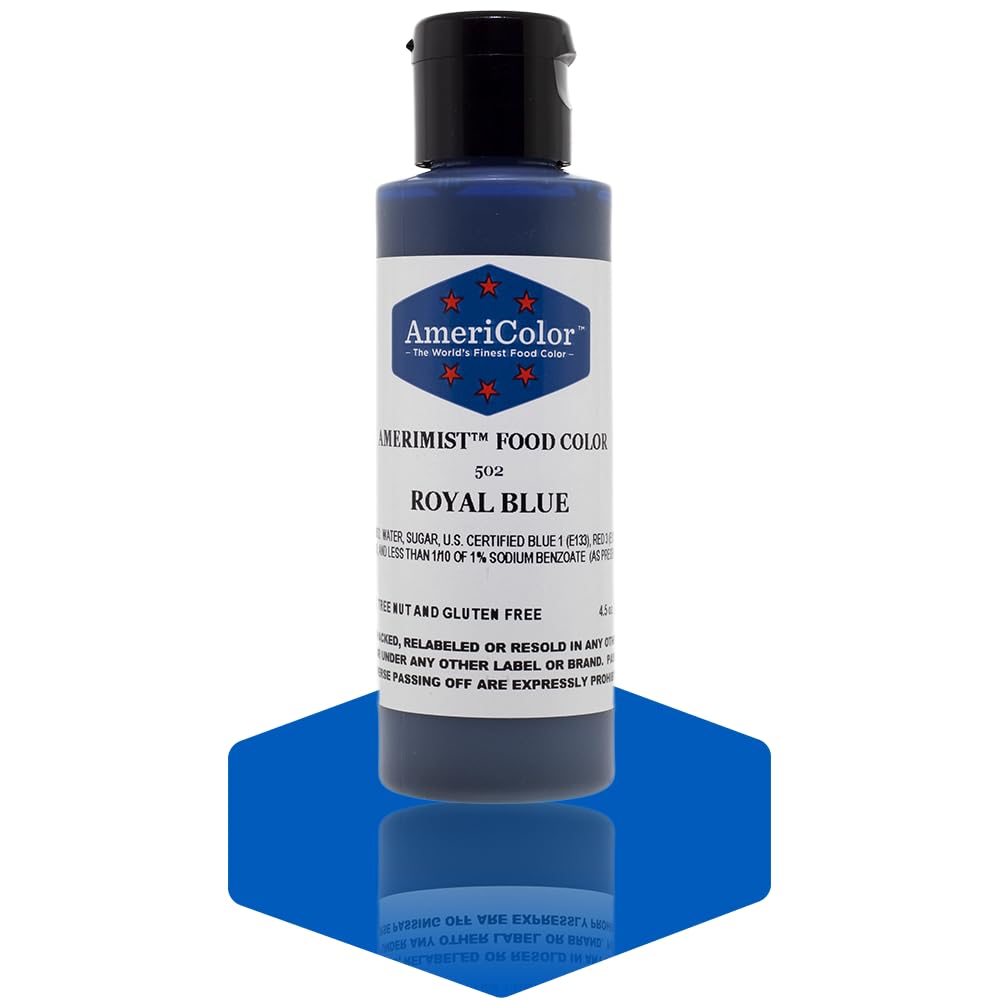 AmeriColor AmeriMist Royal Blue Airbrush Food Color, .4.5 oz