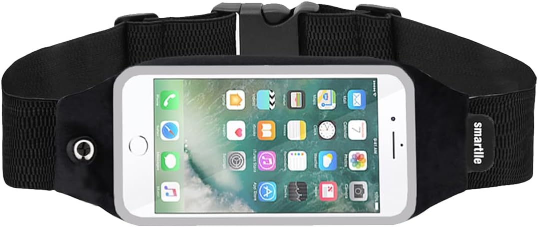 Fanny Pack Running Belt Waist Phone Holder/Bag Women & Men for iPhone 15 14 13 12 11 pro Max/Xs Max/XR/X/8/7/6s Plus, 6/SE, for Galaxy S/A/Note, Gym Workout Fitness Gear