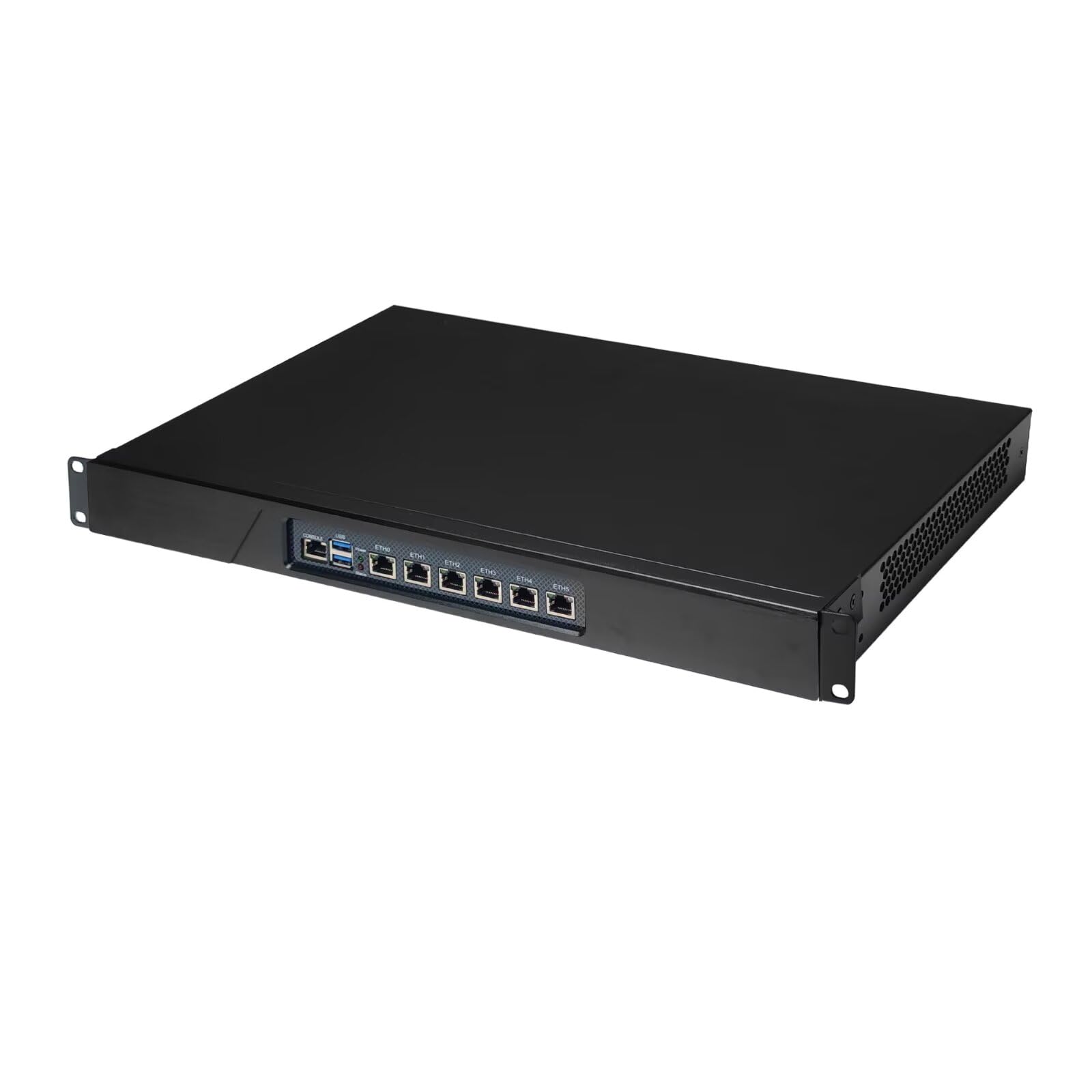 Firewall 1U 19 inch Appliance Network Rackmount Core i7 1165G7, 6 x i225V 2.5GbE LAN, Barebone, NO RAM, NO Storage, AES-NI, Router PC, OPNsense, Console GPIO, SIM Slot