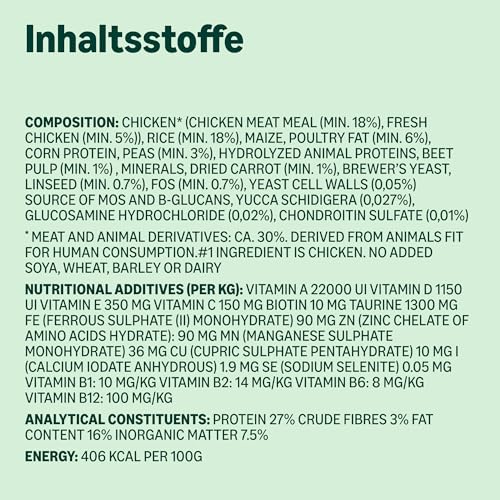 by Amazon Hundefutter für ausgewachsene Hunde (Adult) Aller Rassen, Fein zubereitetes Trockenfutter reich an Huhn und Reis, 15 kg (1er-Pack)(Zuvor eine Marke von Lifelong, gleiches Produkt)