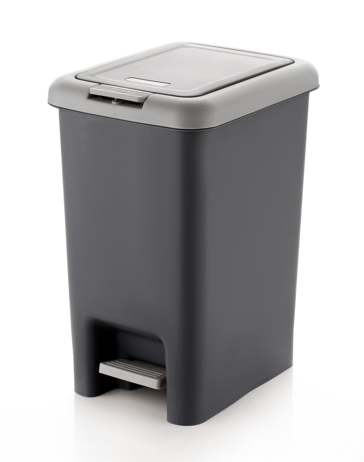 DIVCHI Kitchen Trash Can with Pedal - 7L Wastebasket for Home, Office, Bathroom, and Bedroom - Garbage Bin with Lid and Liner (18.5L x 24.5W x 30H cm)