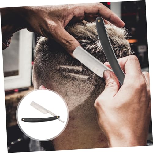 FOMIYES 3 Pçs Rasuradora Para Hombre Escala De Madeira Natural Artesanal Navalha De Barba Reta Homen