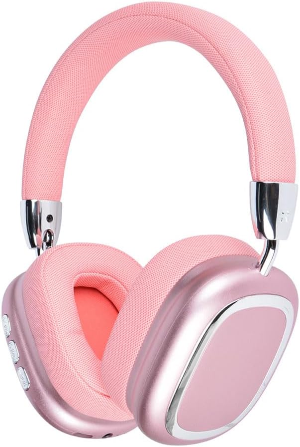 PSR Aksesuar B35 Bluetooth Kulaklık - Ayarlanabilir Kulak Üstü Tasarım | Yüksek Bass Ses Kalitesi | Konforlu Sünger Kafa Bandı, (Kırmızı)