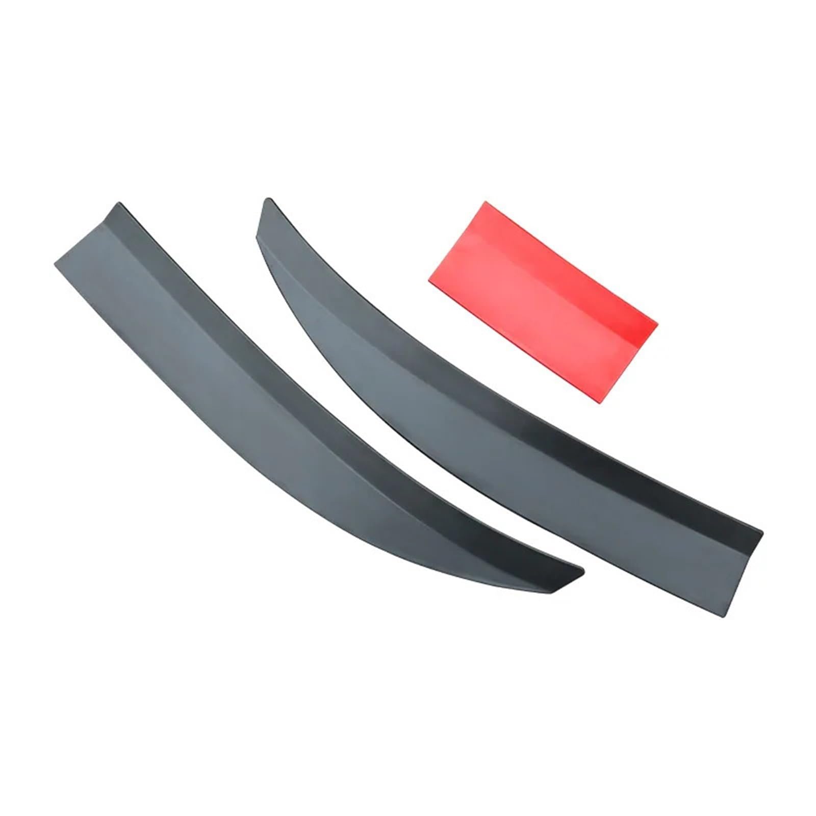 alerone posteriore 3 pezzi universale spoiler per auto bagagliaio ala posteriore 115-125 cm regolabile per la maggior parte(Black and red)