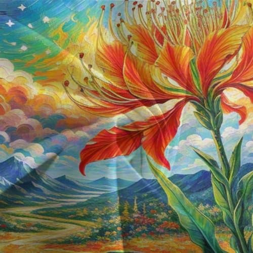 Housse de couette protea cynaroïdes imprimée en 3D avec microfibre douce - 7