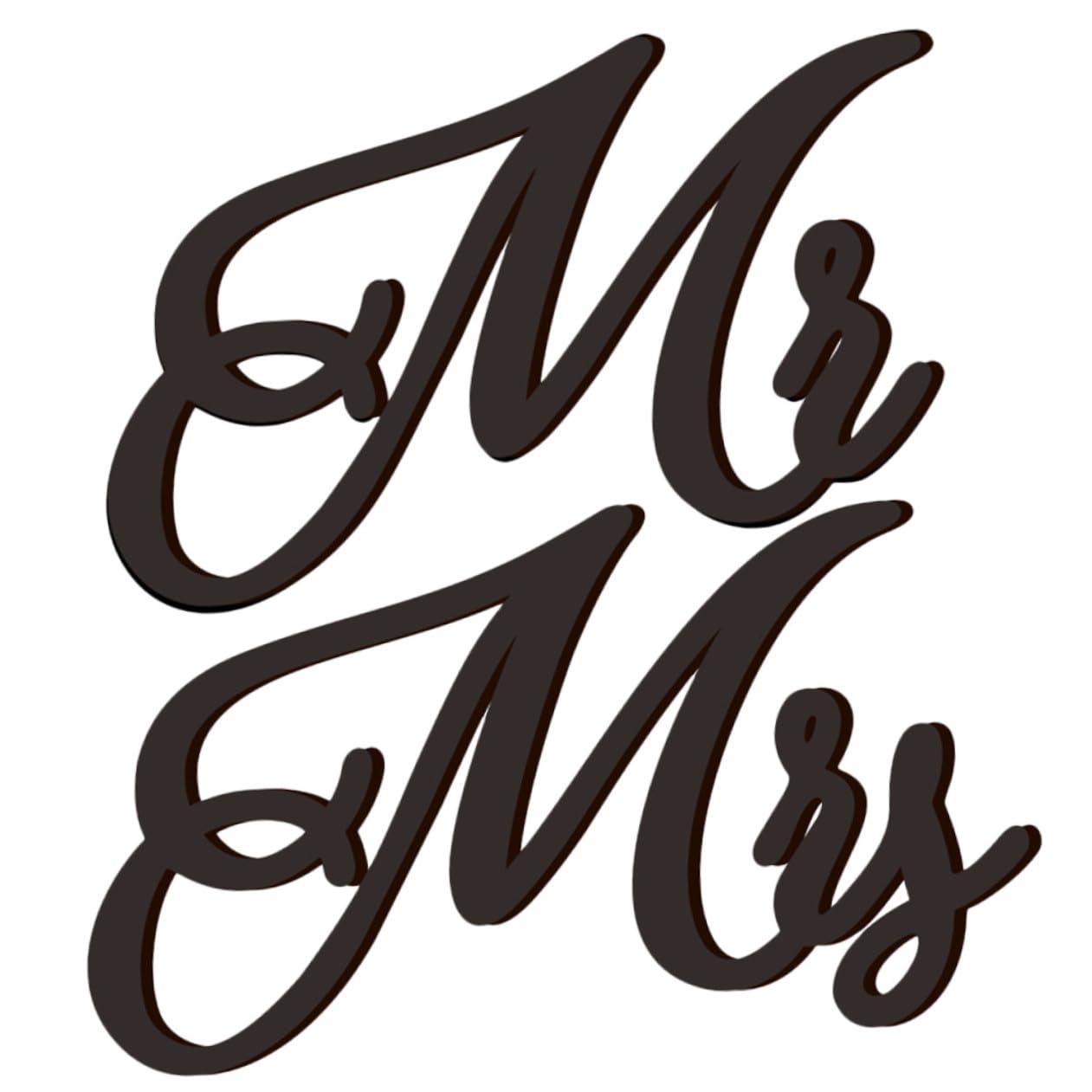 STOBAZA 3sätze Mr Mrs Hochzeitsstuhl-schild Aus Holz Mit Satinband Dekoration Für Hochzeiten Verlobungsfeiern Und Jubiläen Klare Druckqualität Für Romantische Atmosphäre