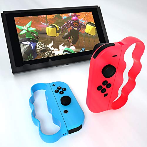Grips For Fitness Boxing Switch, Controller Accessories Compatible With Nintendo Switch Sports And Switch Boxing Game, 2 Packs (Blue And Red) #TOP6