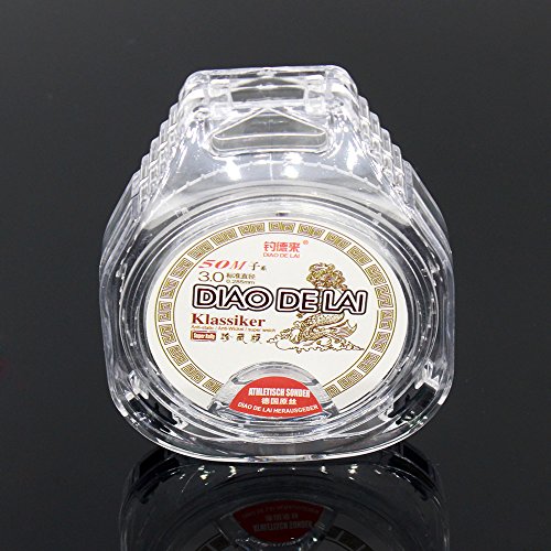 DECDEAL Linha de Pesca de 50 M Linha de Pesca Monofilamento Abrasão Forte Nylon Pesca Sub Main Line