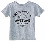 Awesome Big Brother in 2022 Infant/Toddler ~Heather Gray~Toddler 5/6