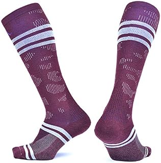 SLOPE WARRIOR High-Performance Merino Wool Ski Socks, Knee-high Blood Circulation Compression Socks, Antibacterial, Sweat-Wicking Thermal Socks for Women and Men.