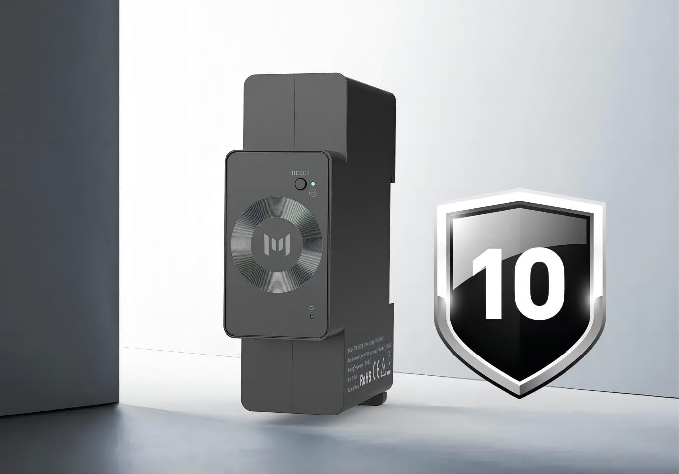 MARSTEK Smart Stromzähler CT002,Echtzeit-Energiemonitor für 1- & 3-Phasen-Anlagen, WLAN & Bluetooth, PV-ready, 10 Jahre Garantie,Stromkosten bis 30% sparen,0% MwSt für Privatpers