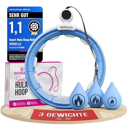 WIRBELLO Smart Hula Hoop (Blau)