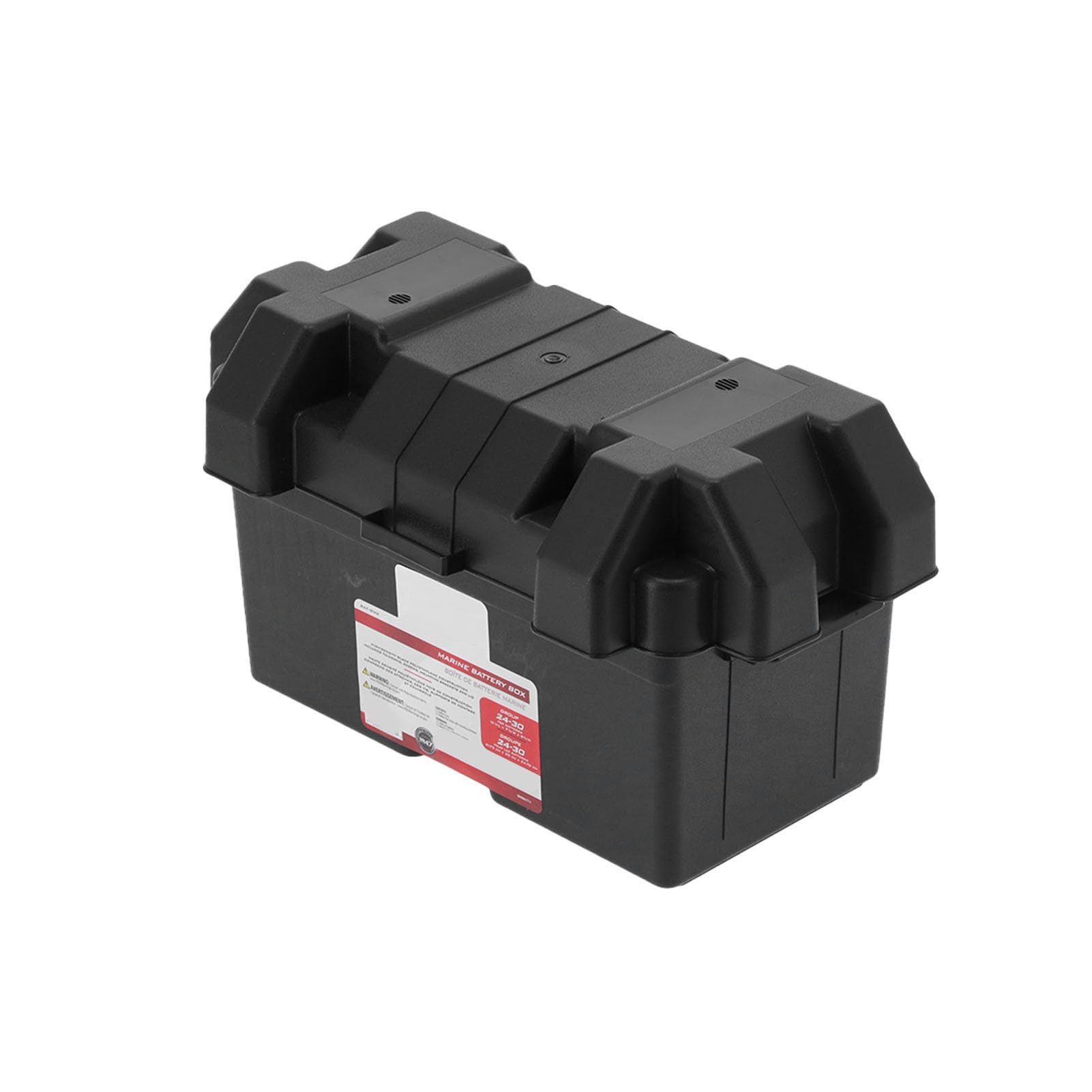 Porta di stoccaggio della scatola della batteria universale, custodia per batteria in plastica ABS di grande capacità di grandi dimensioni per rimorchio per barca per camion per