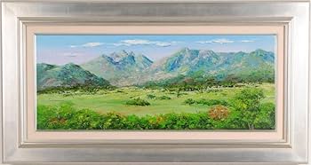 山元春拳、【阿蘇風景】、希少な画集より、新品高級額・額装付 山元春拳、【阿蘇風景】、希少な画集より、新品高級額・額装付