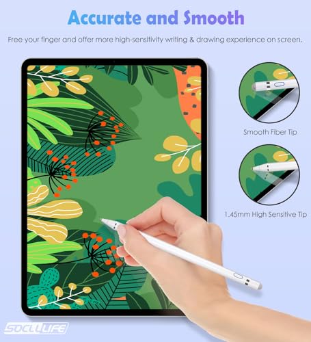 Image of Active Stylus Pen for Touch Screens,Dual Pen Tips for Drawing Writing,High Precise Universal Digital Pencil for A-pple i-Phone 17 /16 /15 /14 /13 /12 /11 /X, i-Pad Air /Pro /Mini,Tablet /Phone /Sam-Sung /K-indle