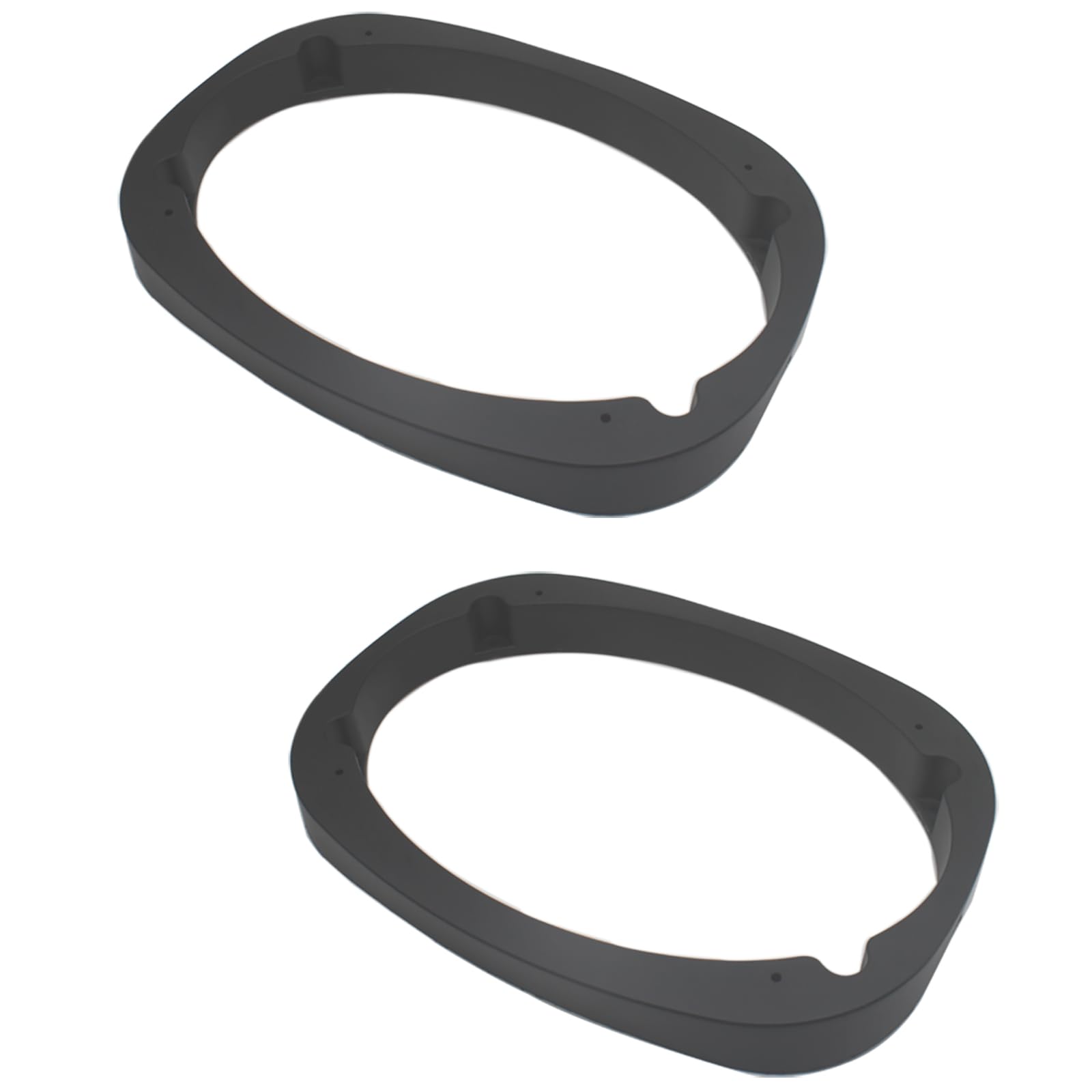 OZXNO 2pcs 6" X 9" Speaker Spacers Ring Universal Car Audio Speaker Pad Subwoofer Mid Range Installation Mounting Adapter (Black)