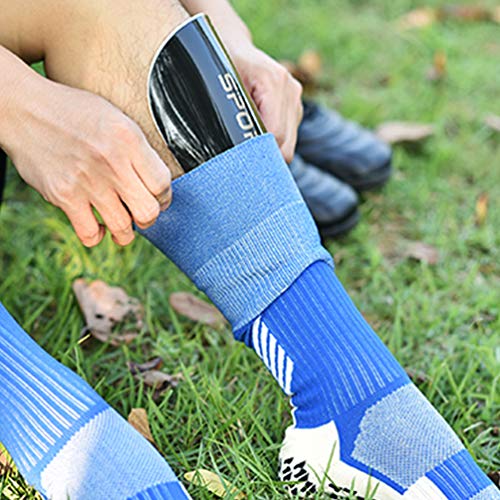 2 pares de protetores de caneleiras de futebol BESPORTBLE, caneleiras, para adultos, equipamento de