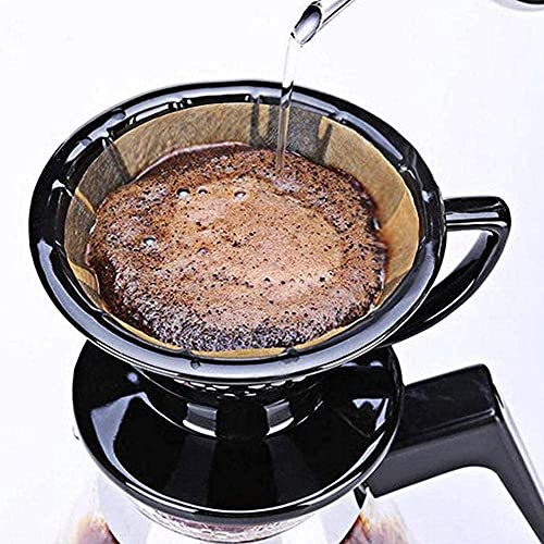 Unbleached Coffee Filters Paper, Universal Replacement Coffee Filter For Aeropress, Compatible With Coffee Maker, Round Paper Filters, Natural Brown 500 Pieces (Coffee Filters Paper-Natural Brown) #TOP3