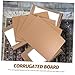 TEHAUX 10sheets Protective Corrugated Board for Shipping and Packing Versatile Industrial Packaging for Safe Transport of Items