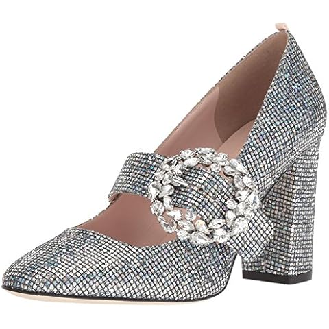 SJP by Sarah Jessica Parker Women's Celine Block Heel Mary Jane Pump, Scintillate, 39 B EU (8.5 US) Cover