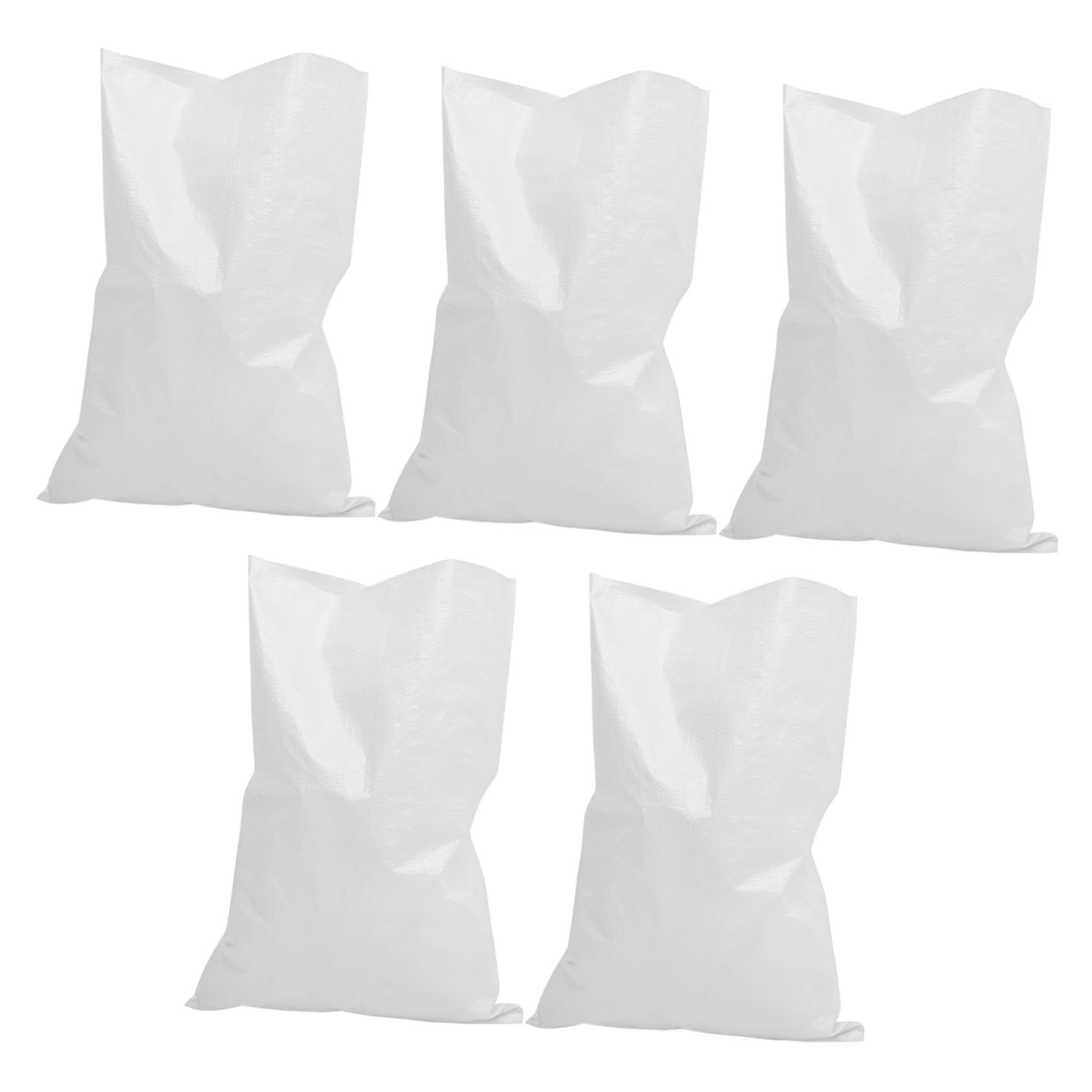 HOMOCONO Flood Control Sandbags 5pcs Waterproof Woven Bag Polythene Packing Bags for Home