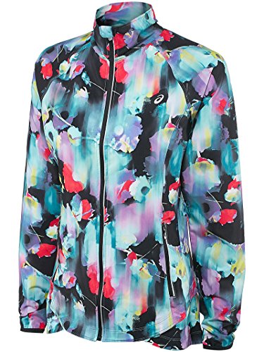 ASICS Women's Packable Jacket, Inkblot Floral, Small