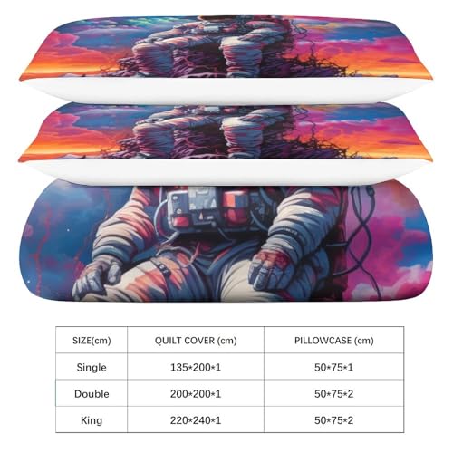 Parure de lit 3D galaxie pour remplacer les draps ternes par un décor spatial unique - 6