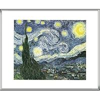 Amazon.co.jp: ポスター フィンセント ファン ゴッホ 星月夜 額装品