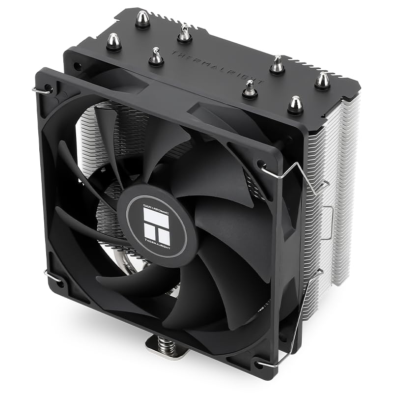 TR Assassin X 120R SE Refroidisseur d'air de CPU, 4 caloducs avec ventilateur PWM 120mm hauteur 148mm refroidisseur de CPU d'ordinateur pour AMD AM4 AM5/Intel...