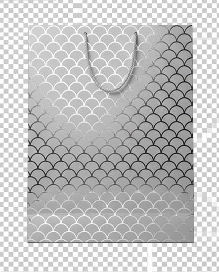 PaperAura Premium Gift Bag with Rope Handles | Luxury Paper Carry Bag for Gifts, Return Gifts, Shopping & Festive Packaging | Reusable Designer Gift Bag 13 x 4.5 x 17 Inches (Silver, Pack Of 12, Design 4)