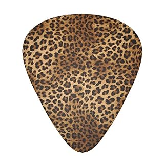 Ensemble de 12 médiators de guitare léopard mignons pour guitare acoustique, guitare électrique, contrebasse, ukulélé - Les Beatles, Paul McCartney, John Lennon, RIngo Starr, George Harrison