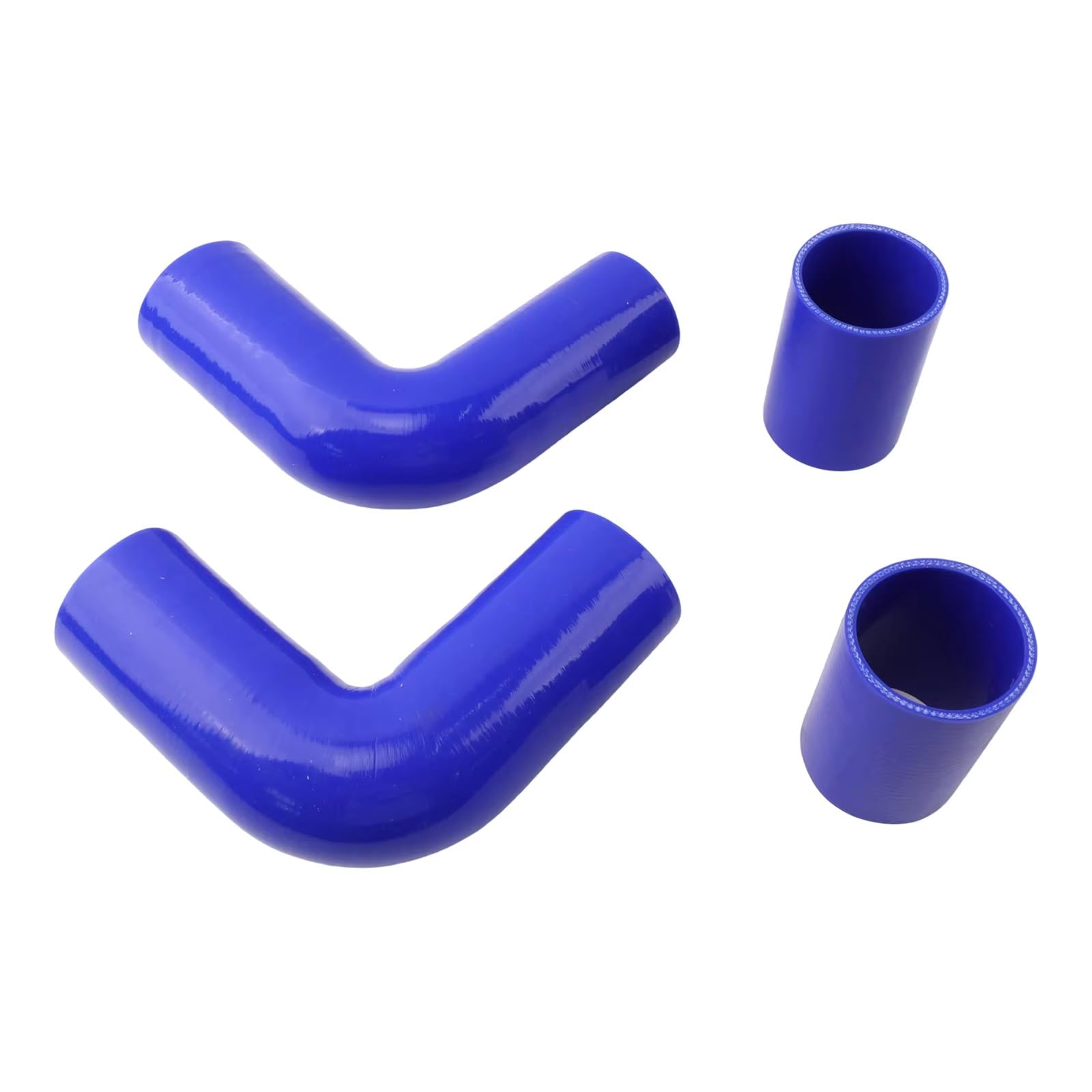 Kit Tubo di Aspirazione Aria Fredda compatibile con Skoda Fabia MK1 6Y 1.9TDI, Ricambio Intercooler con 2 Tubi Rigidi 57 mm, 4 Tubi in Silicone e 8 Fascette
