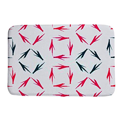 Tapis de bain antidérapant très absorbant en microfibres lavable