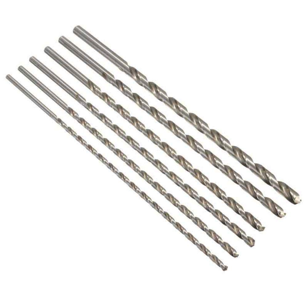 Twist Bohrer 6/7/8/9/10 / 12mm Durchmesser extra langer HSS Hacken Schaft Schnecke Spiralbohrer Set 350mm