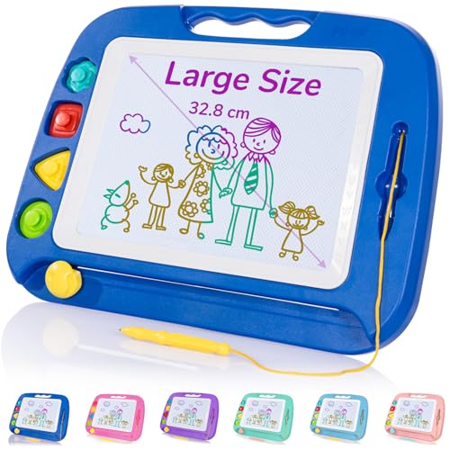 SGILE Large Magnetic Drawing Board - Erasable Doodle Board with...
