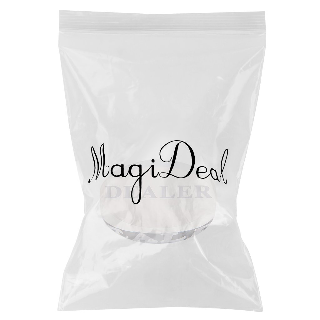 MagiDeal Hochwertig Acryl Transparent Poker Dealer Button