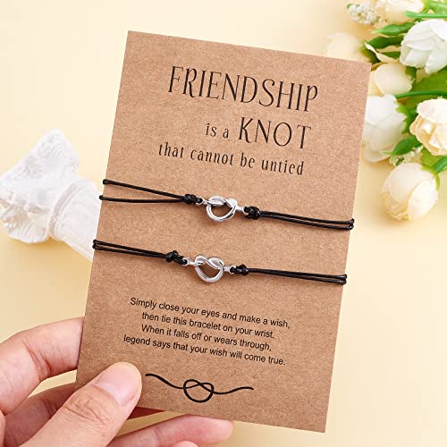 Image of Ornaland 2 /3 /4 /5 Pcs Friendship Bracelet Best Friend Bracelets Bff Matching Heart Bracelet Braided Bracelet Best Friend Friendship Gifts for Women Friends Girls Teen