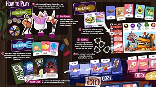 Rival Restaurants Juego de Mesa Estrategia 2-6 Jugadores miniatura 4