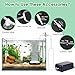 hygger Aquarium Air Stone Kit, Fish Tank Bubbler, Nano Furnace Flue Round Air Stone Disk Set for Hydroponics, Small Bubbles, Ultra-High Dissolved Oxygen Diffuser (4 Inch)