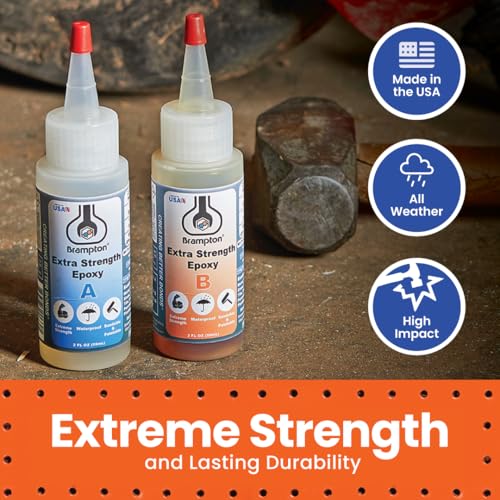 Brampton Extra Strength Epoxy, 20-Minute Work Life, Waterproof 2-Part ...