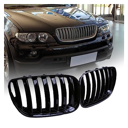 Parrilla delantera antiarañazos para coche X5 E53 2004 a 2006 3