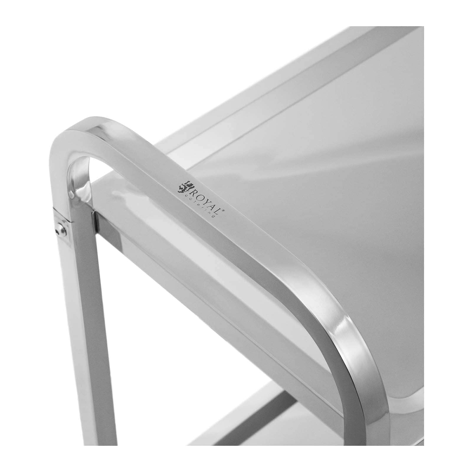 Carrello Di Servizio RCSW 3.1G - 3 Ripiani, Portata 240 Kg, Acciaio Inox, Per Gastronomia E Casa - Foto 2